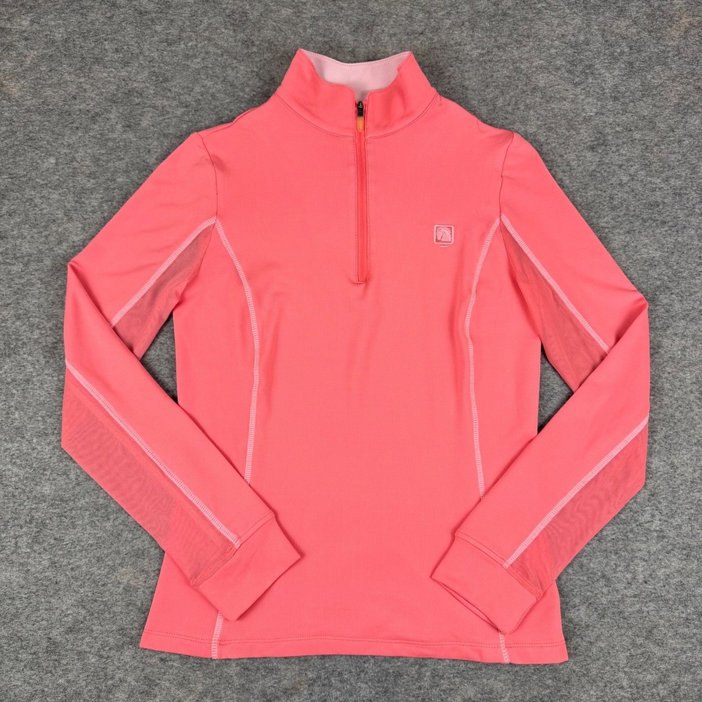 ROMFH Chill Factor Long Sleeve Sun Shirt 1/4 Zip Pink Womens XS